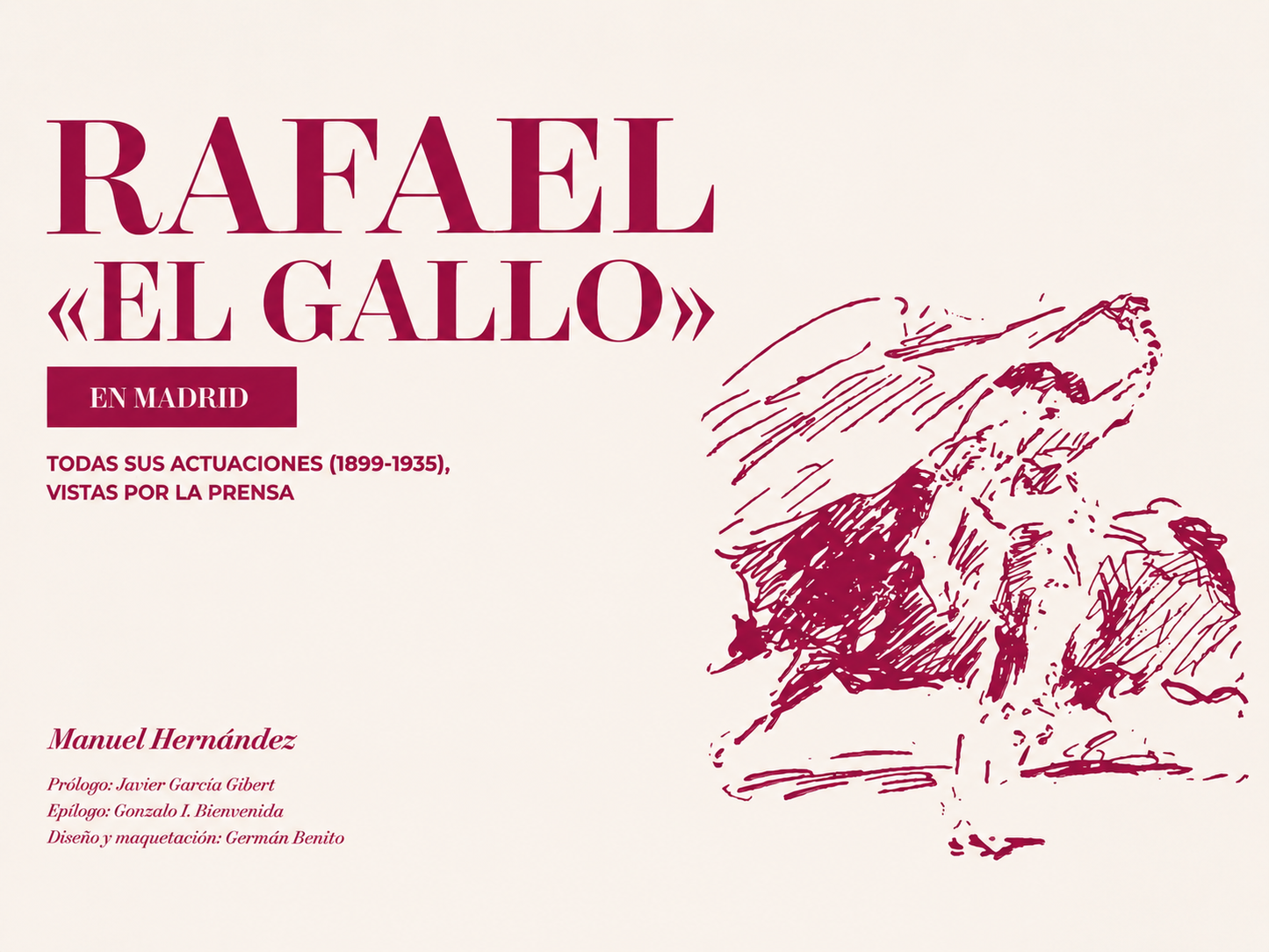 Rafael el Gallo en la Plaza Vieja de Madrid, Manuel Hernández, 2023